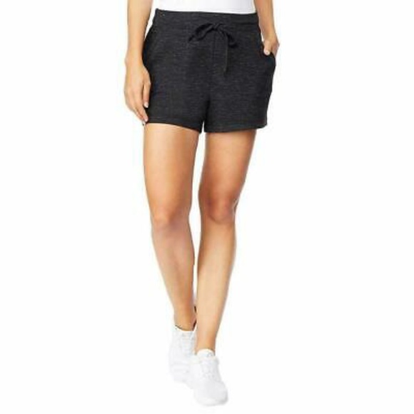 32 Degrees Ladies' Fleece Short Black - Picture 1 of 2